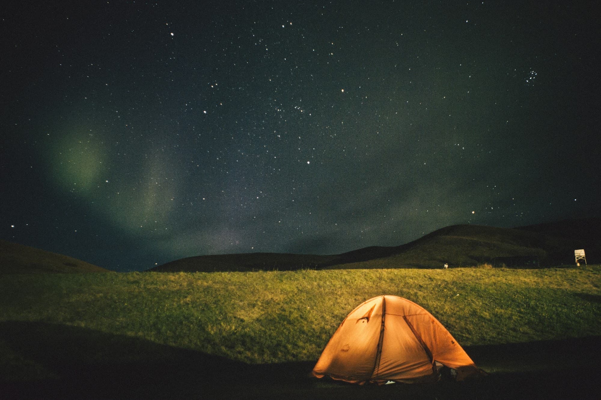 Camp beneath the peaks