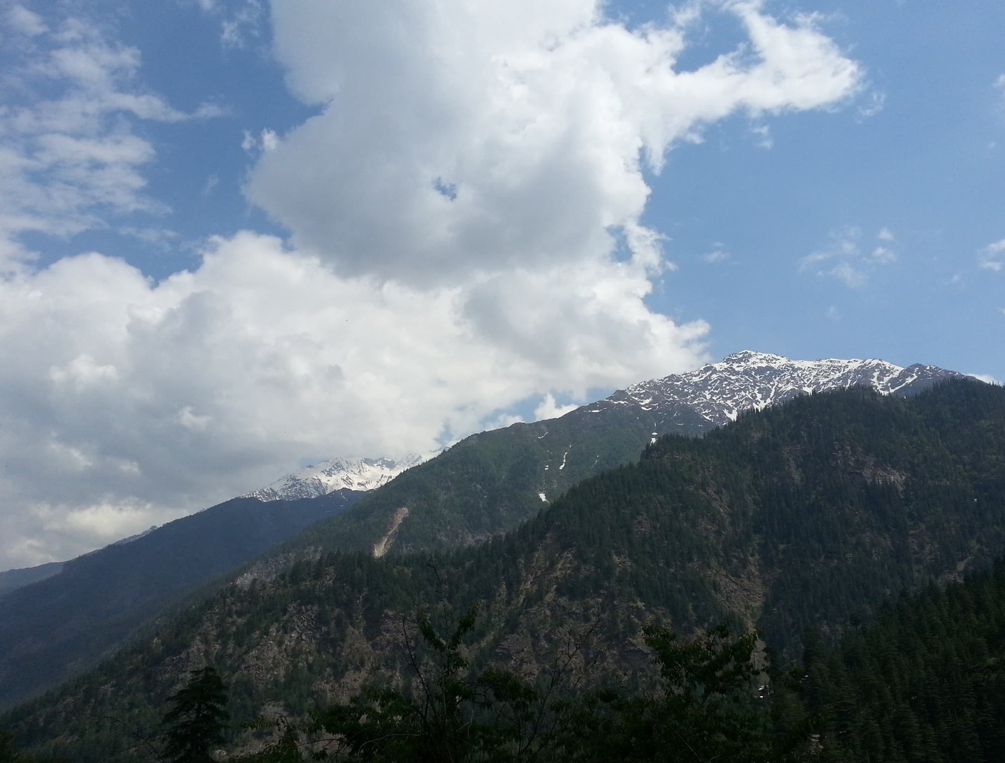 Mountains above Sangla in Kinnaur